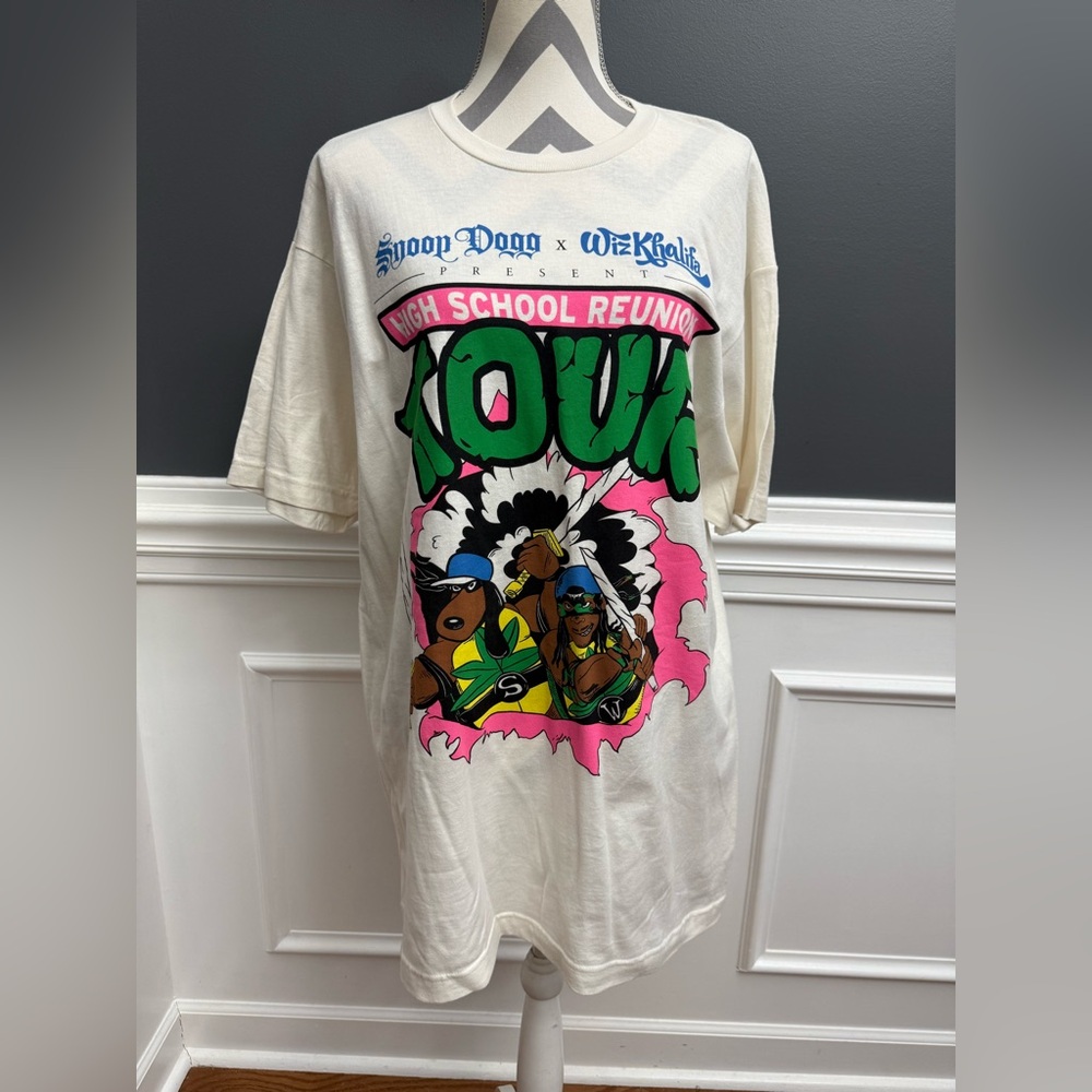 Snoop Dogg X wiz khalifa high school reunion tour shirt 2023